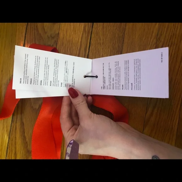 Herschel Fifteen Hip Pack Quilted Fiery Red - Picture 7 of 9